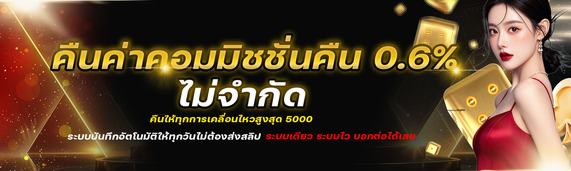 เงินคืนพิเศษเฉพาะสำหรับสมาชิก ไม่จำเป็นต้องสมัคร! เงินคืนสูงสุด 0.6%